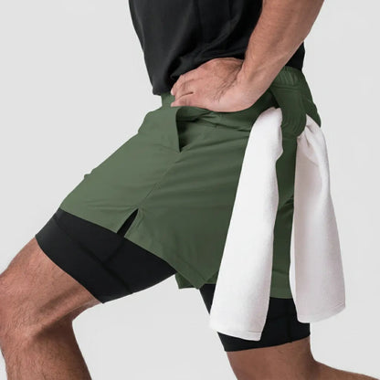 Athlethion Mothion 2'si 1 Arada Koşu Şortu
