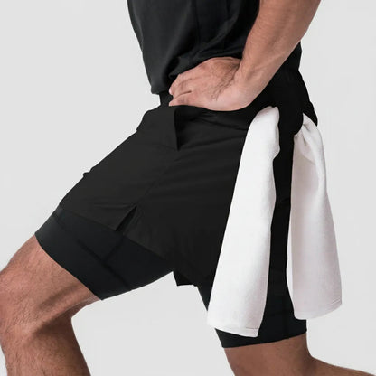 Athlethion Mothion 2'si 1 Arada Koşu Şortu