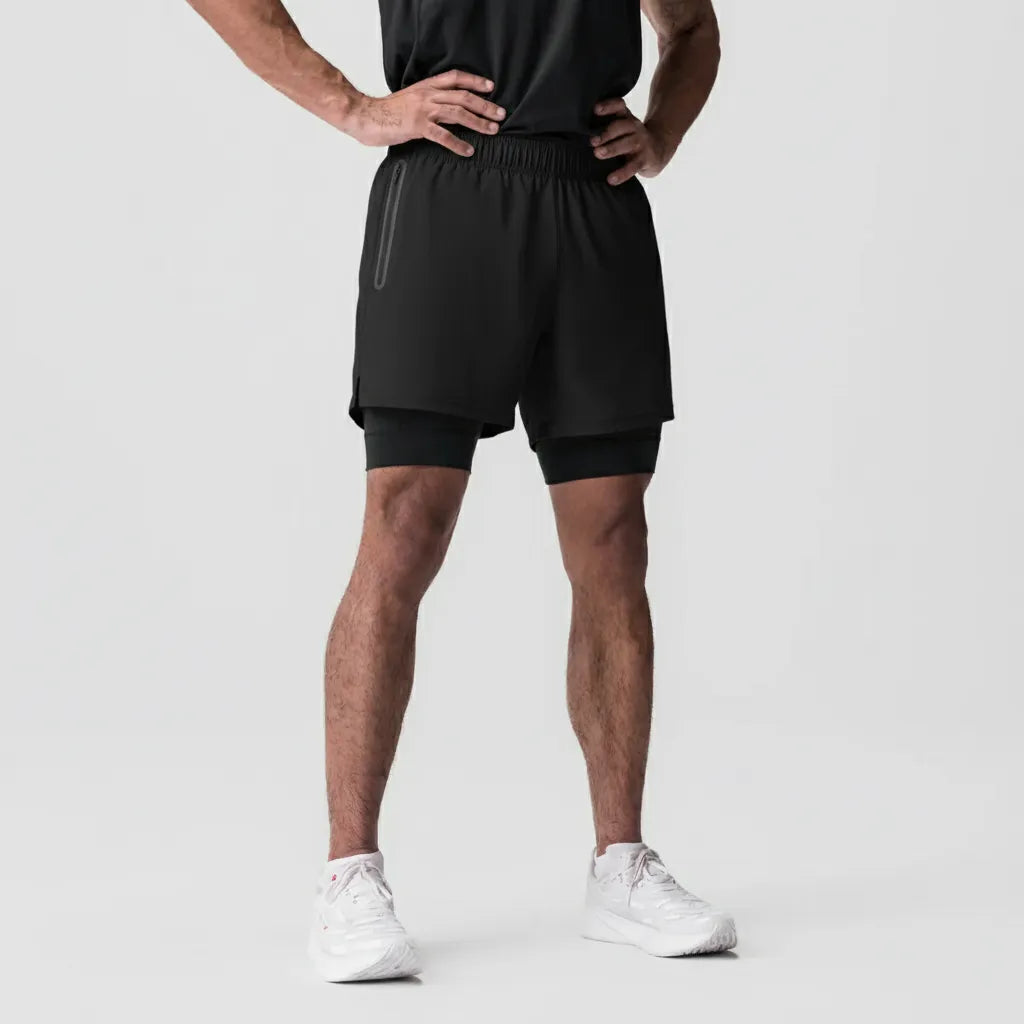Athlethion Mothion 2'si 1 Arada Koşu Şortu