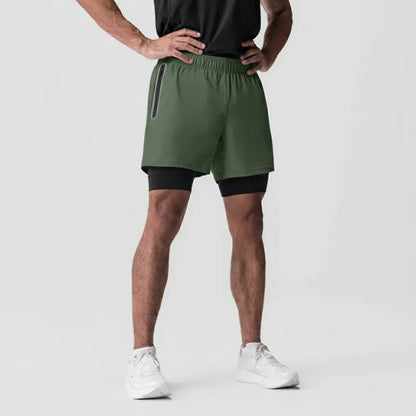 Athlethion Mothion 2'si 1 Arada Koşu Şortu